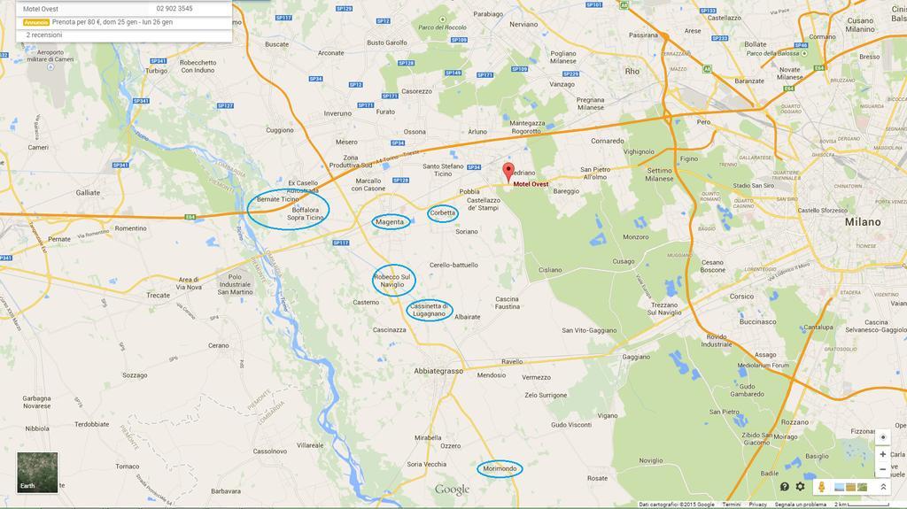 Hotel Motel Ovest Vittuone Екстериор снимка